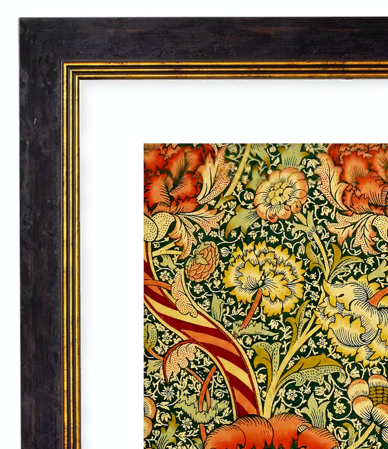 Wandle Chintz - William Morris Pattern Artwork Print. Framed Wall Art PictureVintage Frog T/APictures & Prints