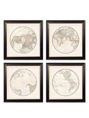 World Map Hemisphere Prints - Referenced From The Work of an 1800s CartographerVintage Frog T/APictures & Prints